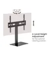 Supporto da tavolo per TV con fissaggio a cavo e funzione girevole, 40 kg. 37" - 75"