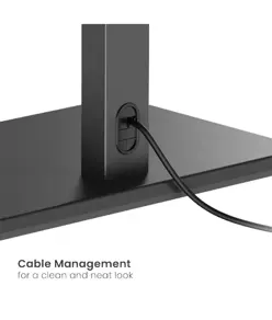 Supporto per TV con ruote e altezza regolabile, 50 kg. 37" - 75".