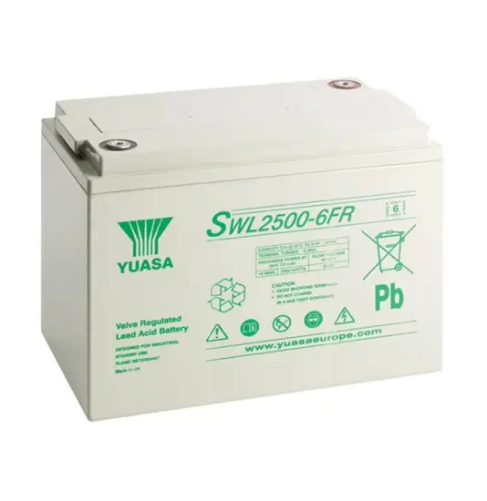 SWL2500-6FR Yuasa Lead-Acid Battery (High-Drain specialmente per sistemi UPS) (custodia resistente alle fiamme)