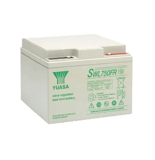 SWL750FR Batteria al piombo Yuasa (High-Drain specialmente per sistemi UPS) (custodia resistente alle fiamme)