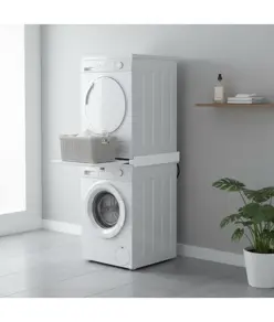 Telaio impilabile con ripiano estraibile (8 kg) per lavatrice/asciugatrice