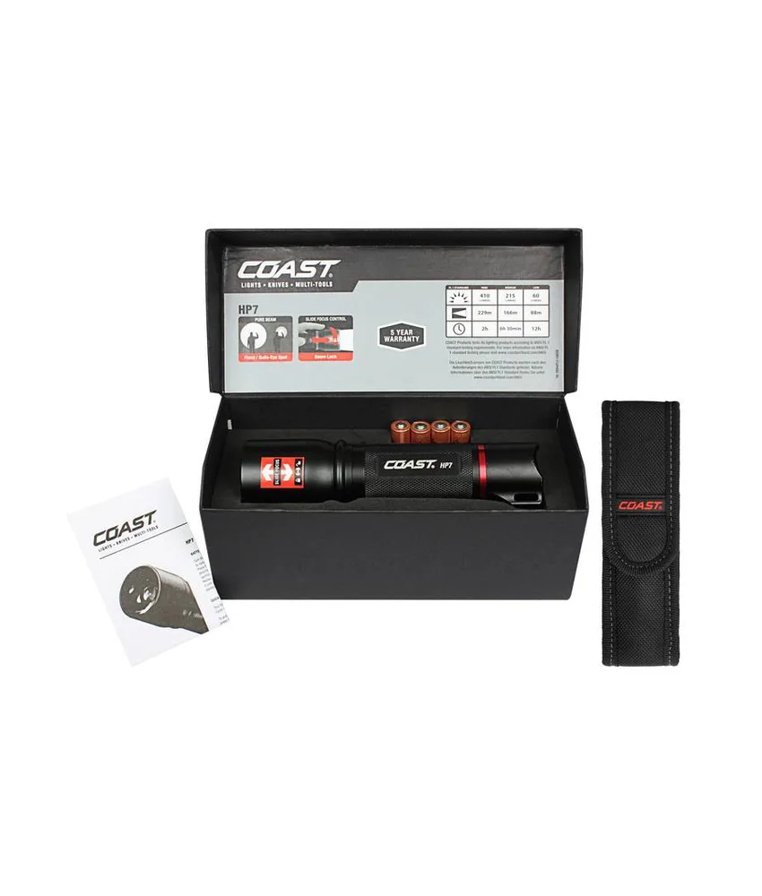 torcia HP7 in scatola regalo Coast, 650 lumen