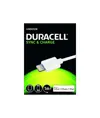 USB Lightning lade- og datakabel, Hvid 1m duracell