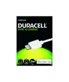 USB Lightning lade- og datakabel, Hvid 2m duracell
