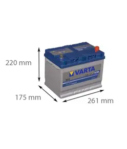 VARTA Blue Dynamic 570 412 063 12V 70Ah