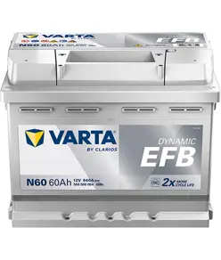 Varta Blue Dynamic EFB N60 - 12V 60Ah (Start-Stop bilbatteri)