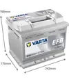 Varta Blue Dynamic EFB N60 - 12V 60Ah (Start-Stop bilbatteri)