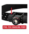 XPH25R lampada frontale ricaricabile con indicatore di batteria Coast