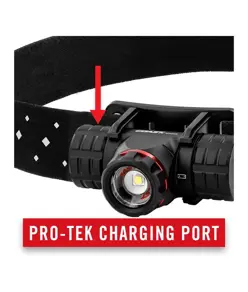 XPH25R lampada frontale ricaricabile con indicatore di batteria Coast