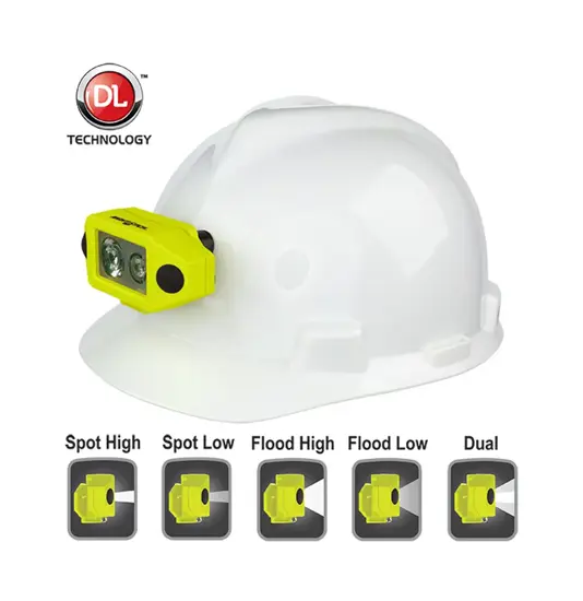 XPP-5460GCX Lampada per casco ATEX con Dual-Light (200 lumen) LED Nightstick