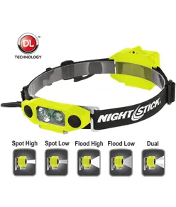 XPP-5462GX – Lampada frontale ATEX con Dual-Light (310 lumen) LED Nightstick