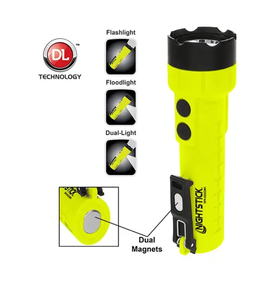 XPR-5522GMX Torcia LED ricaricabile ATEX con magnete (240 lumen) Nightstick