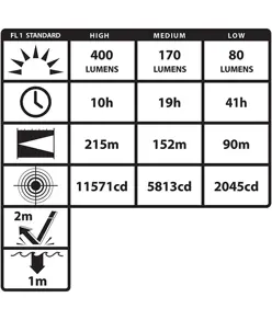 XPR-5542GMX Torcia LED ATEX ricaricabile con magnete (400 lumen) Nightstick
