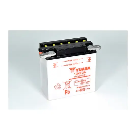Yuasa 12N9-3A (DC) 12V Batteri til Motorcykel