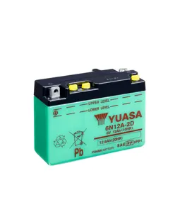 Yuasa 6N12A-2D (DC) 6V Batteri til Motorcykel