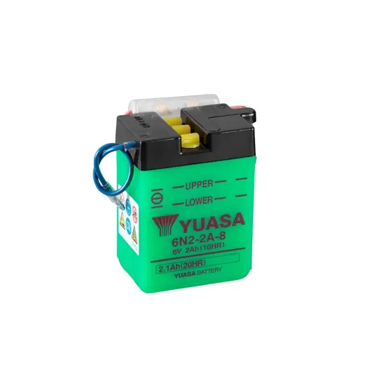 Yuasa 6N2-2A-8 (DC) 6V Batteri til Motorcykel