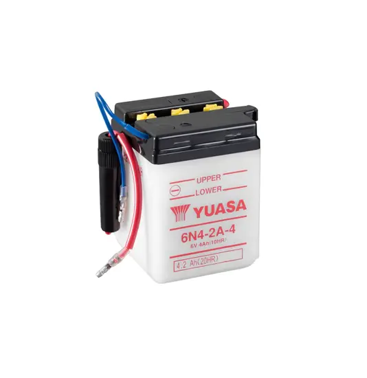 Yuasa 6N4-2A-4 (DC) 6V Batteri til Motorcykel