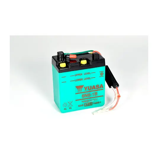 Yuasa 6N6-1B (DC) 6V Batteri til Motorcykel