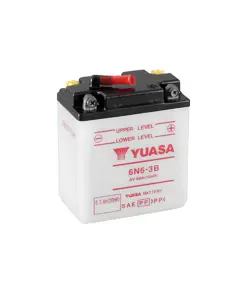 Yuasa 6N6-3B (DC) 6V Batteri til Motorcykel