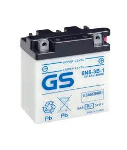 Yuasa 6N6-3B-1 6V Batteri til Motorcykel