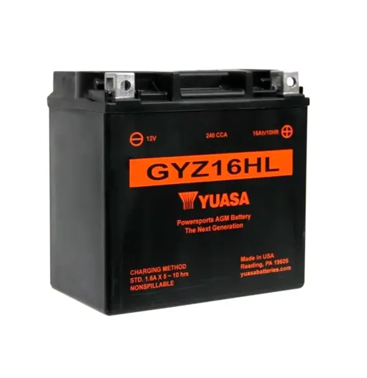 Yuasa GYZ16HL Batteria AGM 12V per motocicletta