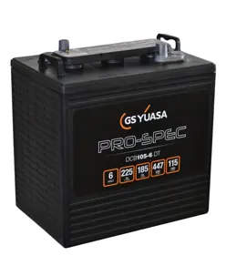 Yuasa Pro-Spec DCB105-6 6V 225Ah Deep Cycle Batteri