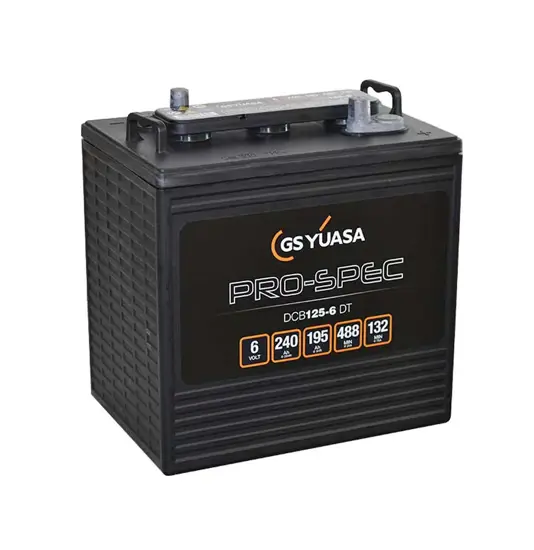 Yuasa Pro-Spec DCB125-6 6V 240Ah Deep Cycle Batteri