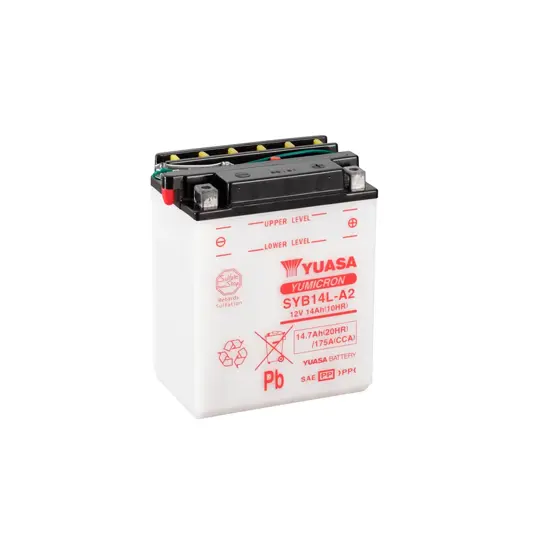 Yuasa SYB14L-A2 (DC) 12V Batteri til Motorcykel med Sensor