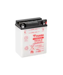 Yuasa YB12A-B 12V Batteri til Motorcykel
