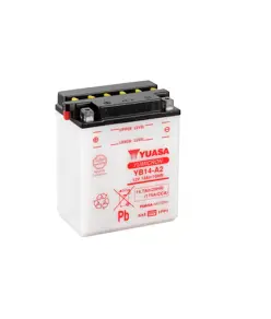 Yuasa YB14-A2 12V Batteri til Motorcykel