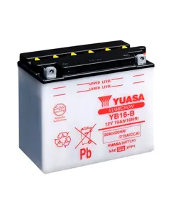 Yuasa YB16-B 12V Batteri til Motorcykel