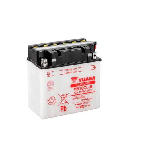 Yuasa YB16CL-B 12V Batteri til Motorcykel