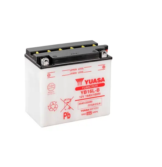 Yuasa YB16L-B 12V Batteri til Motorcykel