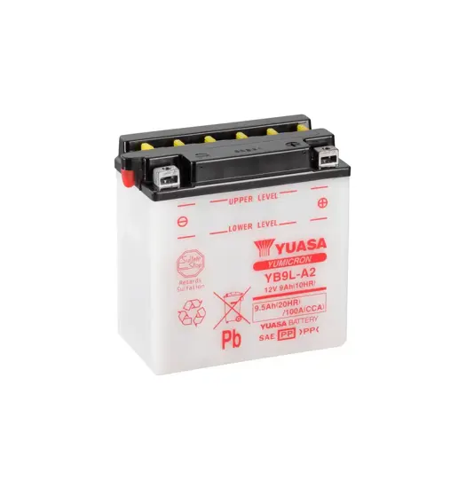 Yuasa YB9L-A2 12V Batteri til Motorcykel