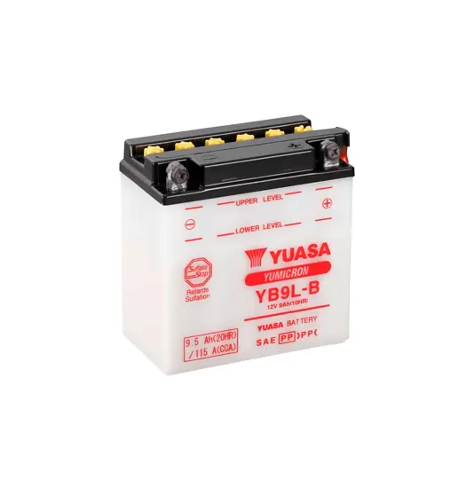 Yuasa YB9L-B (DC) 12V Batteri til Motorcykel