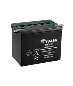 Yuasa YHD-12 (DC) 12V Batteri til Motorcykel