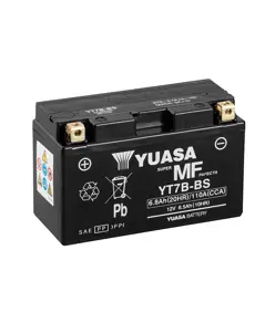 Yuasa YT7B-BS 12V AGM Batteri til Motorcykel