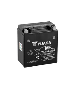 Yuasa YTX16-BS-1 12V AGM Batteri til Motorcykel