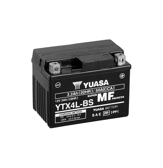Yuasa YTX4L-BS 12V AGM Batteri til Motorcykel