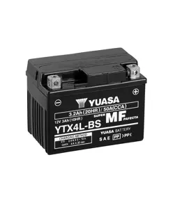 Yuasa YTX4L-BS 12V AGM Batteri til Motorcykel