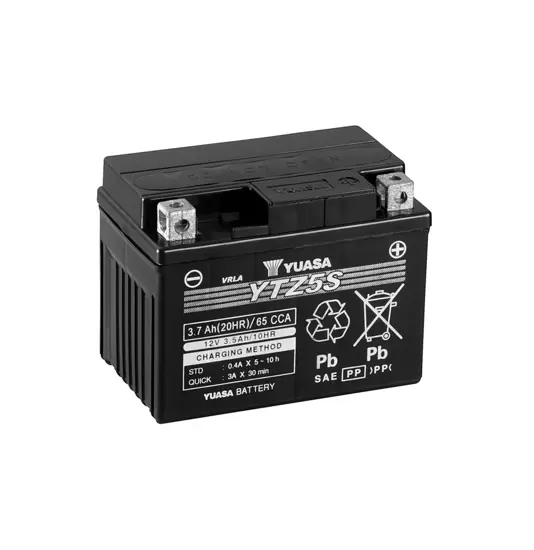 Yuasa YTZ5S 12V AGM Batteri til Motorcykel