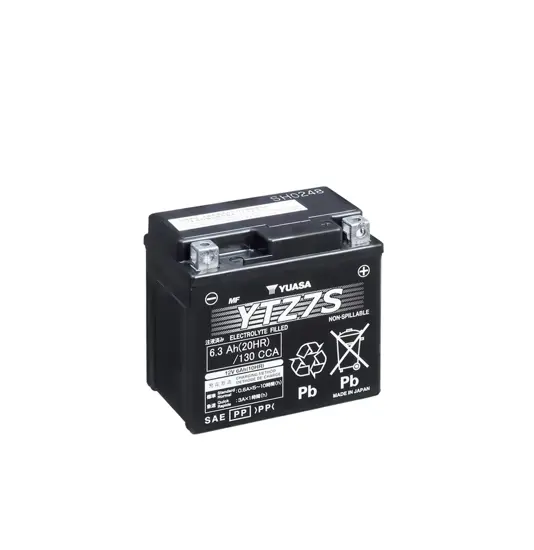 Yuasa YTZ7S 12V AGM Batteri til Motorcykel
