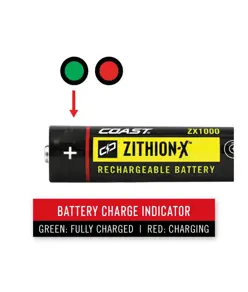 ZX1000 batteria ricaricabile Coast