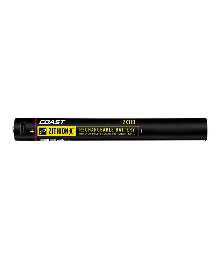 ZX110 Batteria ricaricabile Coast, compatibile con le torce di ispezione e penne luminose COAST G20, G23 PS20, HP3 e HP4 Alkaline-Dual Power
