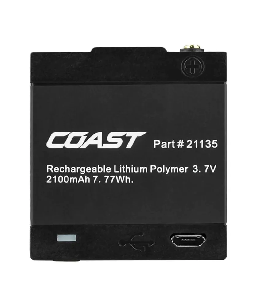 ZX600 batteria ricaricabile Coast, compatibile con le lampade da lavoro COAST PM200, PM500R e PM550.