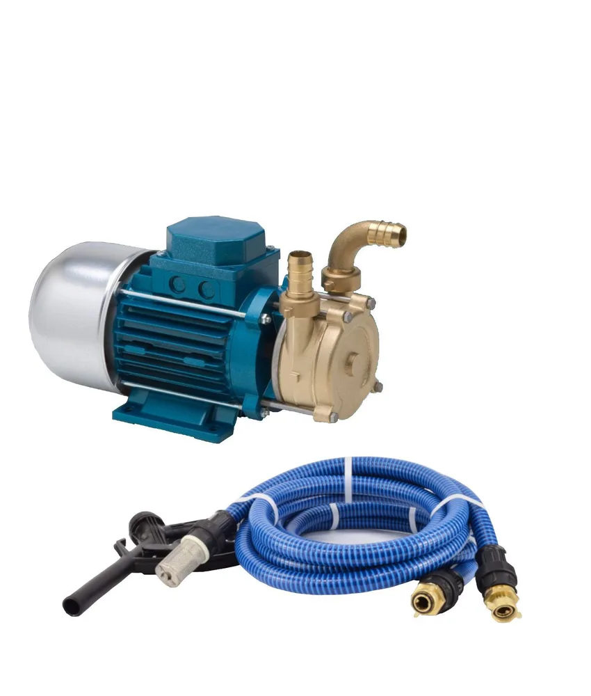 KIt elettropompa autoadescante per travaso gasolio ECC, portata massima 28 litri - materiale in ottone