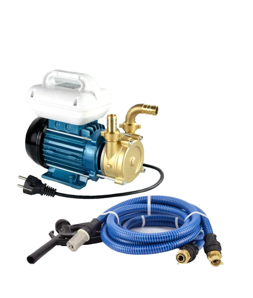 KIt elettropompa autoadescante per travaso gasolio EEM, poratata massima 28 litri - materiale ottone