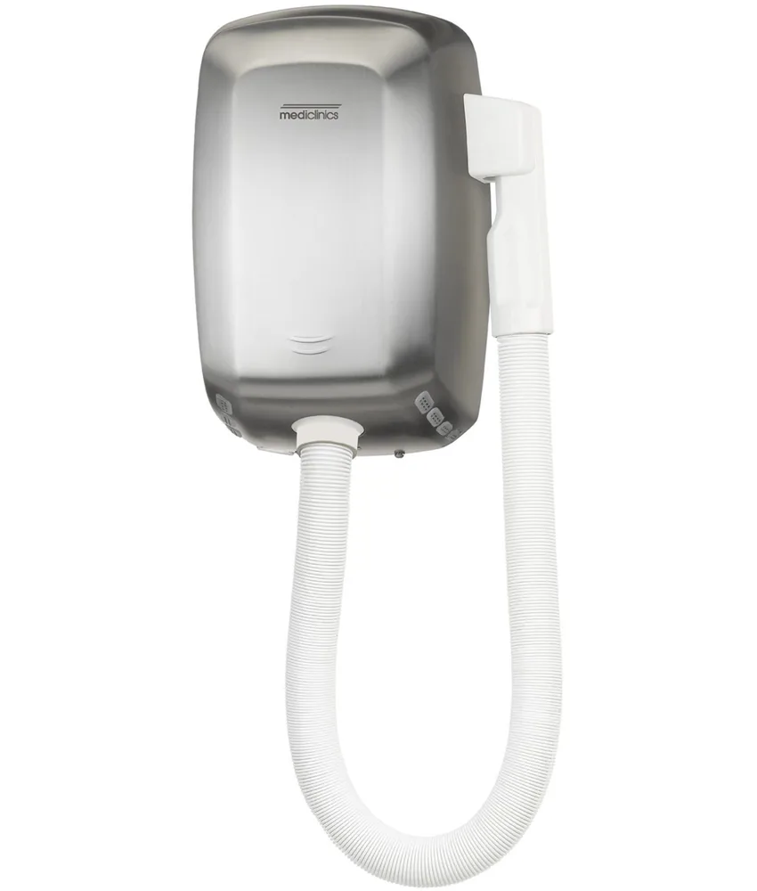 Asciugacapelli con tubo Mediclinics Machflow, 26,5 × 42 × 17 cm - antifurto e antivandalo