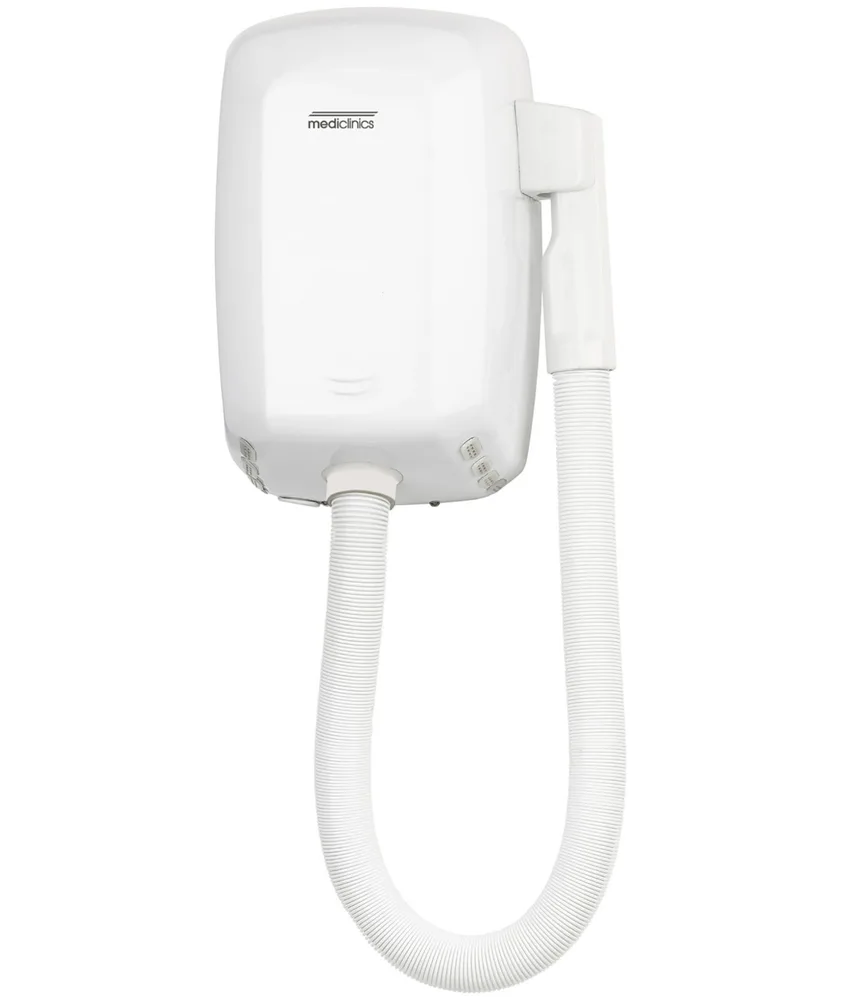 Asciugacapelli con tubo Mediclinics Machflow, 26,5 × 42 × 17 cm - antifurto e antivandalo