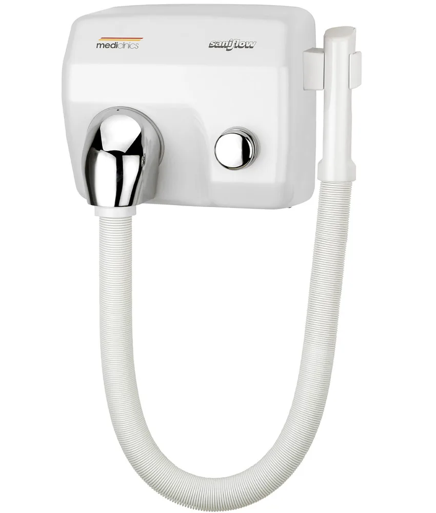 Asciugacapelli con tubo Mediclinics Saniflow, 33,8 × 52 × 21,2 cm - antifurto e antivandalo